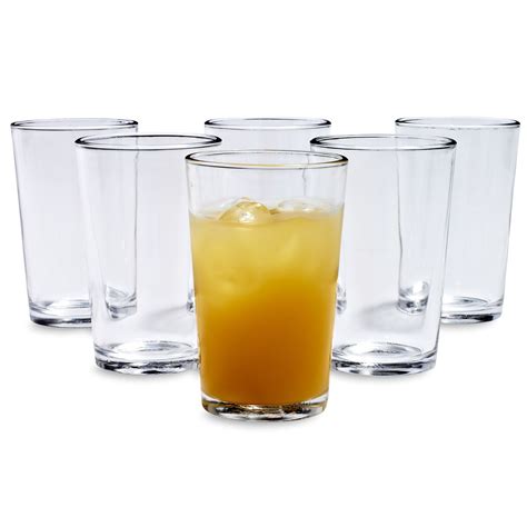 duralex unie glasses set of 6 sur la table duralex glassware clear glass tumbler