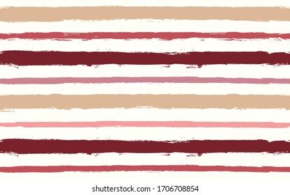Pink Stripes Seamless Pattern Girly Nude Stock Vector Royalty Free