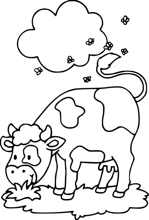 Coloriage Vache à Imprimer