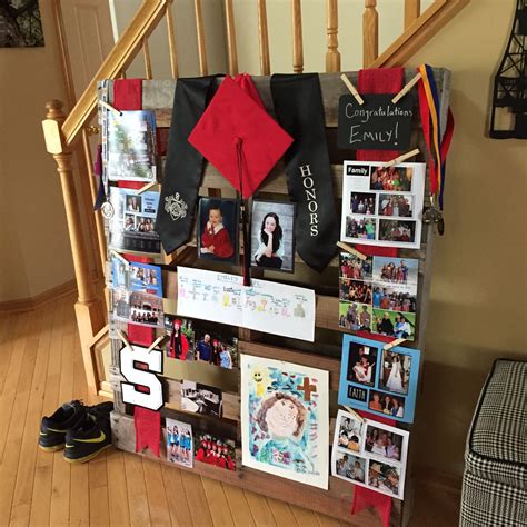 Photo Display Ideas For Grad Party