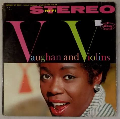 Sarah Vaughan Lp Vaughan And Violins Mercury Sr 60038 TrÈs Bon