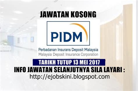 Pidm is a government agency and an independent statutory body that provides deposit insurance protection. Jawatan Kosong Perbadanan Insurans Deposit Malaysia (PIDM ...