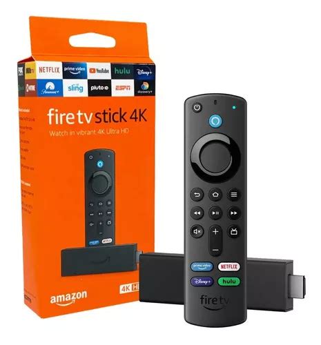 Amazon Fire Tv Stick 4k 3 ª Generación De Voz 4k 8gb Negro Con 1 5gb De Memoria Ram Envío Gratis