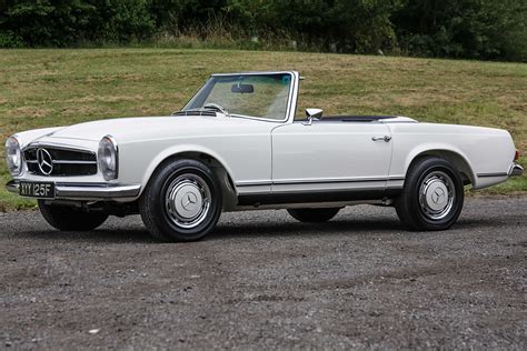 1968 Mercedes Benz 280sl Pagoda W113 2220 White With Black Leather