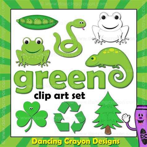 Green Clipart Things That Are Green Color