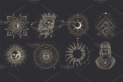 Space Symbols Set Custom Designed Illustrations ~ Creative Market