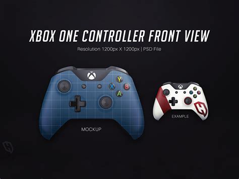 Xbox One Controller Mockup Free Psd Templates