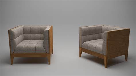 3d Lounge Armchair Cgtrader