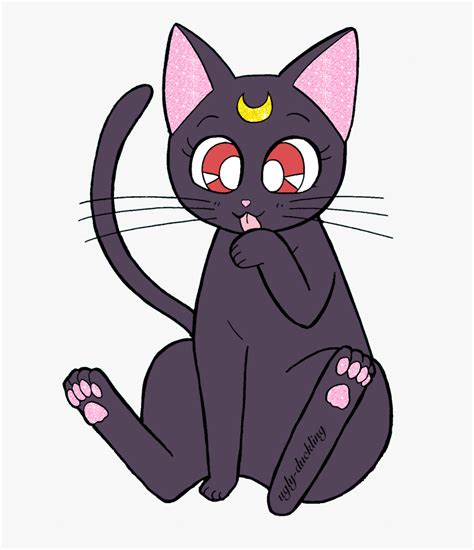 Pin By Mrs Luna Sailor Moon Cat Hd Png Download Kindpng