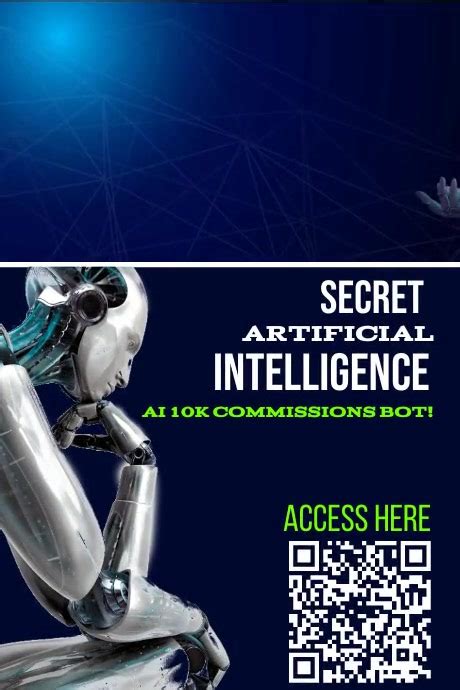 Copy Of Artificial Intelligence Poster Postermywall