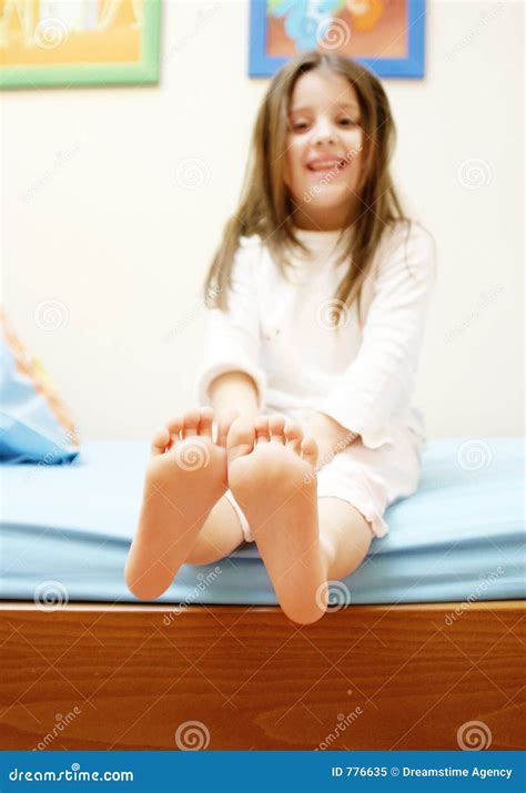 Little Toes Up Close Stock Photo 57796386