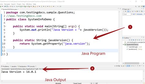 Write A Simple Java Program To Know The Java Version
