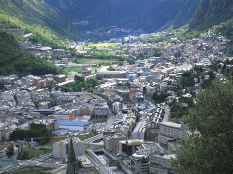 Andorra La Vella Andorra Andorralavella Capital City Andorra