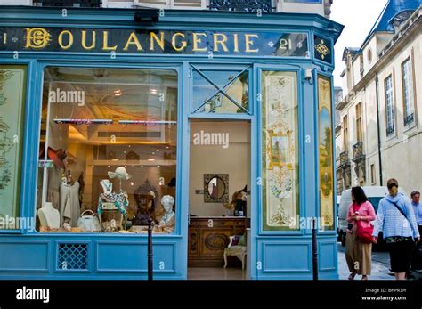 Paris France Shopping Old French Bakery Ladenfront Fenster