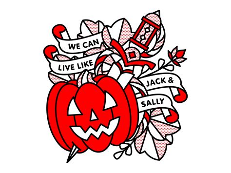 We Can Live Like Jack And Sally By Lisa Champ On Dribbble
