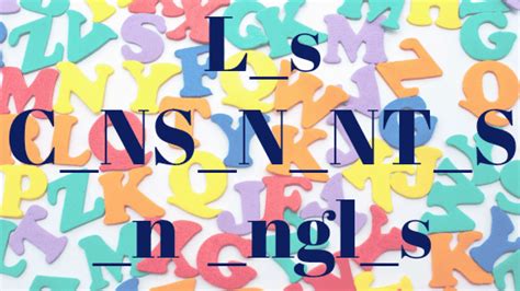 Pronunciación Las Consonantes En Inglés Aprende Inglés Sila
