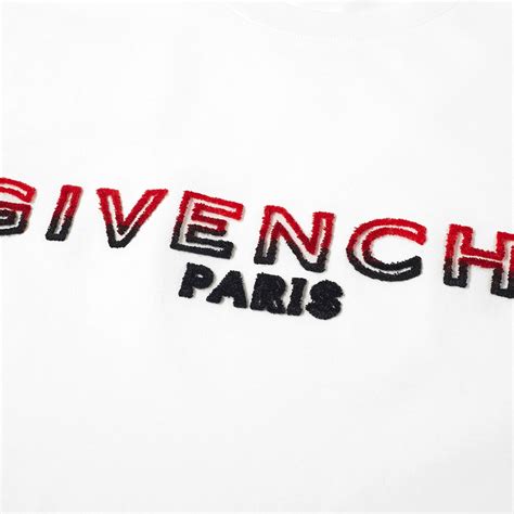 Givenchy Tufting Logo Tee White End