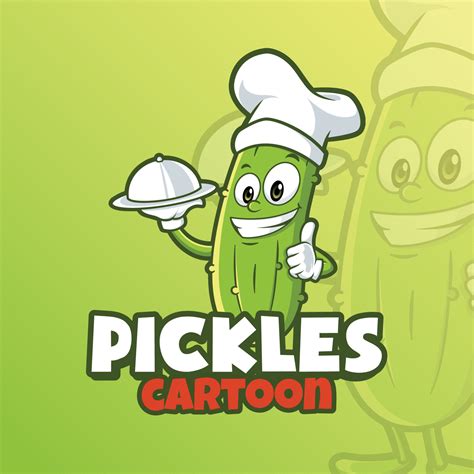Mascot Of Pickles Chef That Is Suitable For Restaurant Logo Template