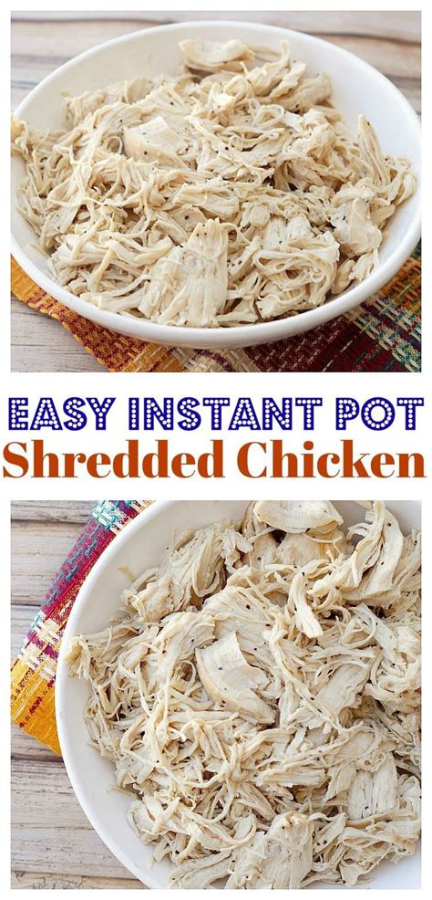 Our best instant pot indian recipes. Instant Pot Shredded Chicken | Recipe | Food recipes, Food, Shredded chicken