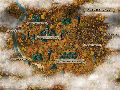 Autumn Vale High Elven City Occupied By Drow And Stuck In Eternal