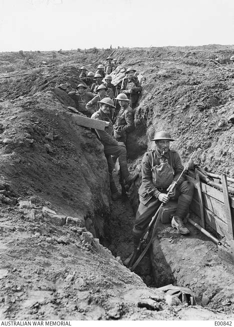 Members Of The 45th Battalion In The Advanced Trenches At Garter Point