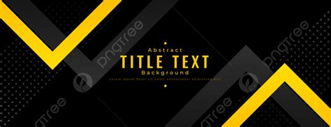Abstract Yellow And Black Wide Banner Background Abstract Banner