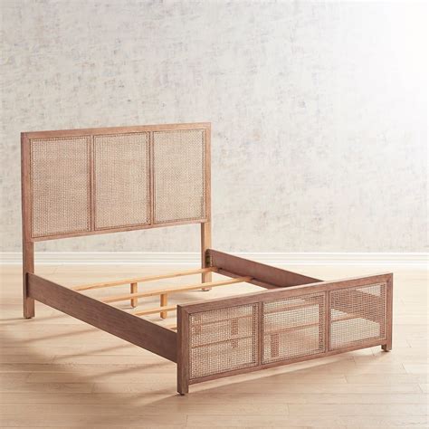 Shop our collection of modern platform beds, tailored bed frames, and chic panel headboards. Kenai Rattan & Wood Queen Bed | Pier 1 | Rattan bed ...