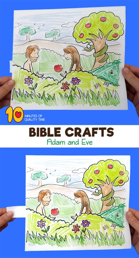 Adam And Eve Printable Craft