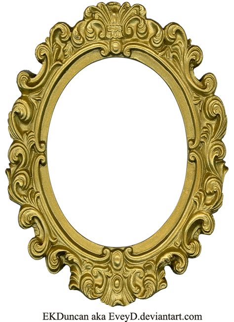 Ornate Gold Frame Oval 1 By Eveyd On Deviantart