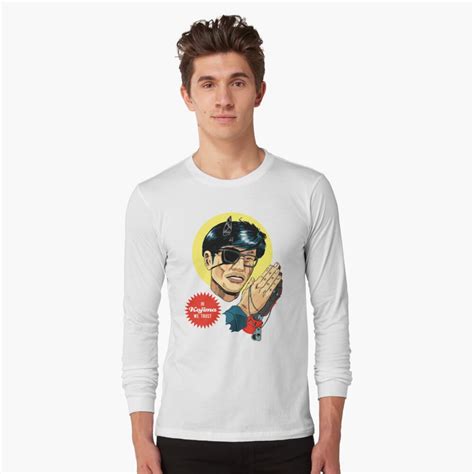 Big Boss Hideo Kojima Long Sleeve T Shirt By Floatingdisc Redbubble