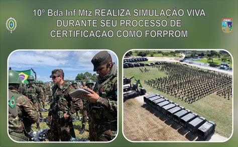 10ª Brigada De Infantaria Motorizada Realiza Simulação Viva Durante Seu Processo De Certificação