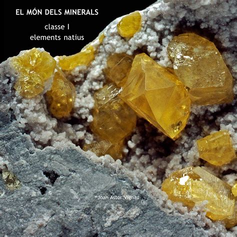 El Món Dels Minerals Classe I Elements Natius By Joan Astor Vignau