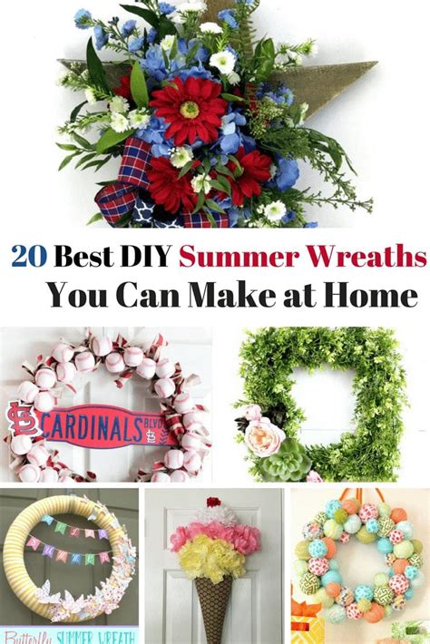 20 Best Diy Summer Wreaths You Can Make At Home Southern Charm Wreaths