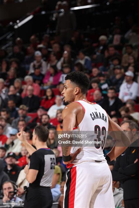 toumani camara of the portland trail blazers looks on during the game news photo getty images