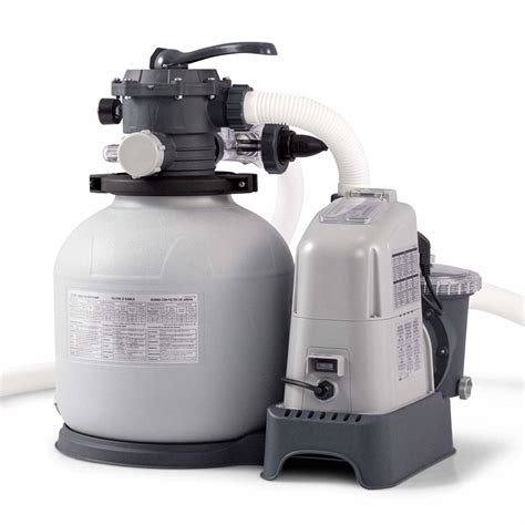 Intex Krystal Clear Sand Filter Pump And Saltwater System
