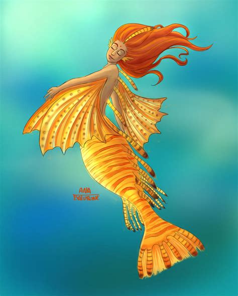 Lion Fish Mermaid By Ana Baturone On Deviantart