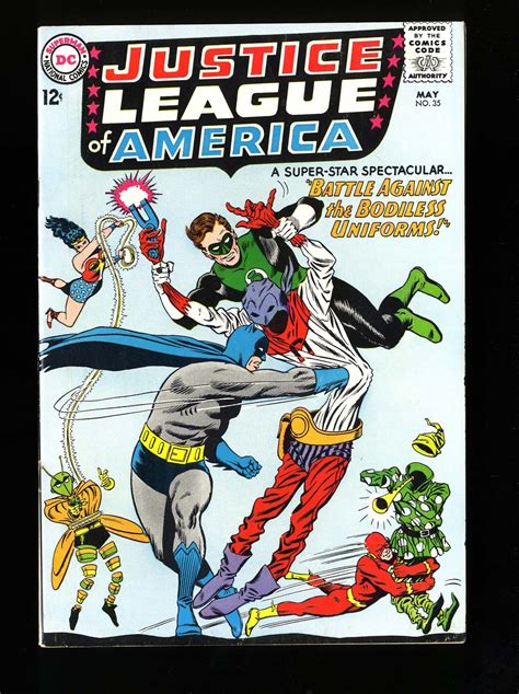 Justice League Of America 35 Vf 80 Dc Comics Comic Books Silver