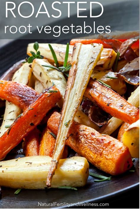 Small red potatoes, brussels sprouts, thyme, garlic, seasoning and 14 more. Roasted root vegetables are an easy and healthy side dish