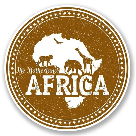 2 X Africa Vinyl Sticker 4799 Travel Stickers Printable Travel