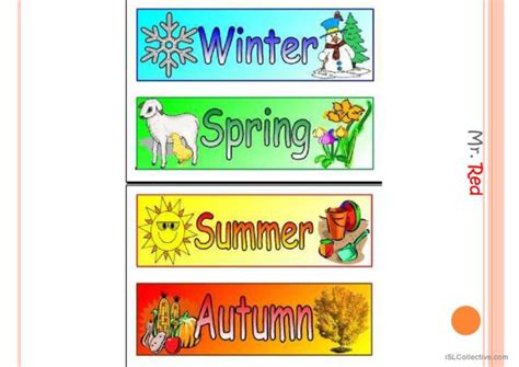 Weather And Seasons Around The World English Esl Powerpoints