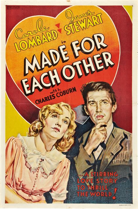 Made For Each Other John Cromwell Other Company One Sheet