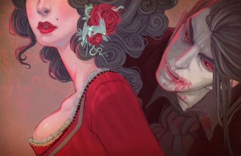 Polarity In Art Cherry Lips By ~ulafish Vampire Dracula Vampire Queen