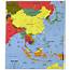 Large Detailed Political Map Of East Asia With Major Cities And 