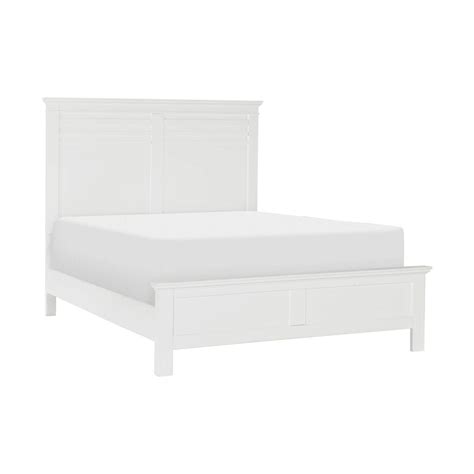 Classic Antique White Wood Queen Bed Homelegance 1624w 1 Baylesford 1624w 1