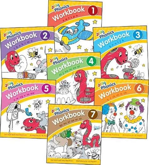 Jolly Phonics Workbooks 1 7 In Precursive Letters British English