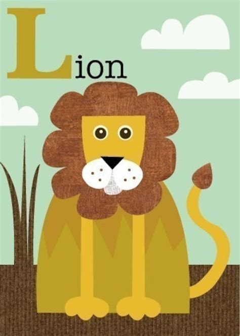 Letter L Lion