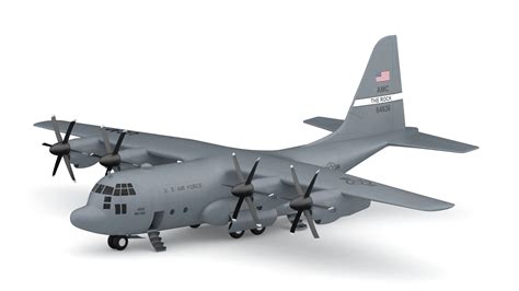 Lockheed C 130 Hercules Amerikaanse Militaire Transportvliegtuigen 3d