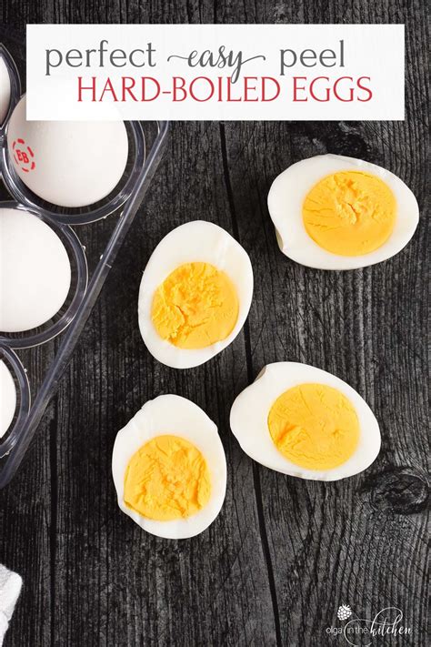 Easy Peel Perfect Hard Boiled Eggs Every Time Perfect Hard Boiled