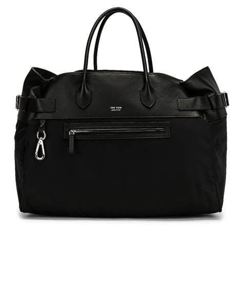 The Row Margaux 17 Inside Out Top Handle Bag In Black Pld Fwrd