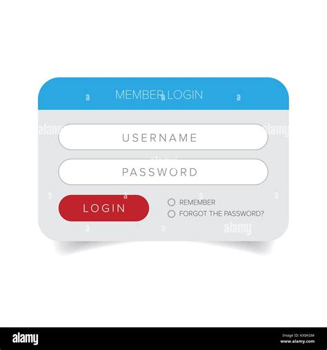 Login Illustration Hi Res Stock Photography And Images Alamy